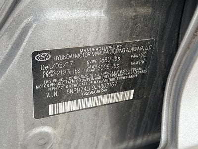 2018 Hyundai Elantra SE