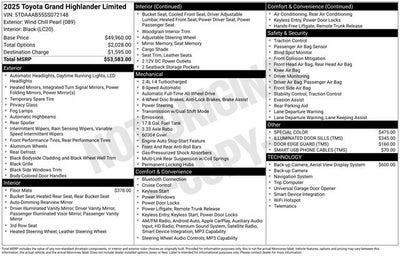 2025 Toyota Grand Highlander Limited