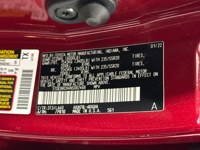 2022 Toyota Highlander Hybrid Platinum