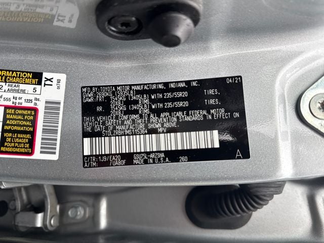 2021 Toyota Highlander XSE