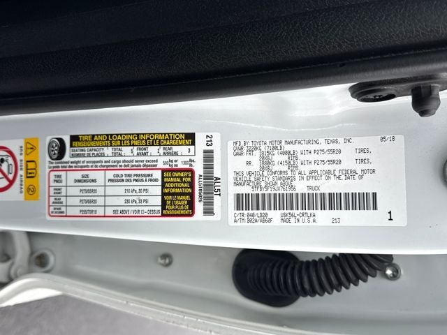 2018 Toyota Tundra Limited