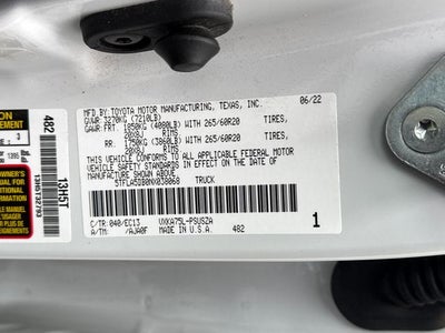 2022 Toyota Tundra SR5