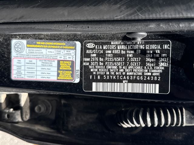 2015 Kia Sorento LX