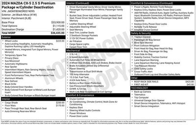 2024 Mazda Mazda CX-5 2.5 S Premium Package