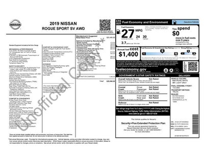 2019 Nissan Rogue Sport SV