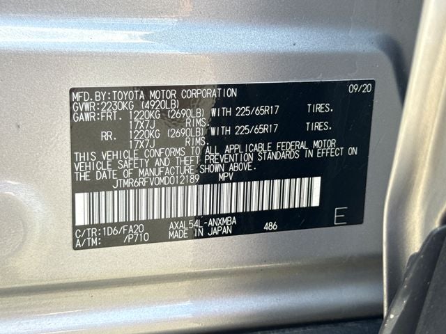 2021 Toyota RAV4 Hybrid XLE