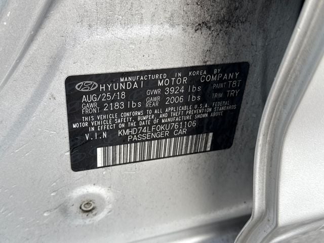 2019 Hyundai Elantra SE