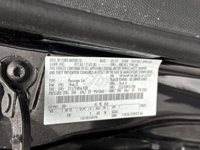 2012 Ford Focus SE
