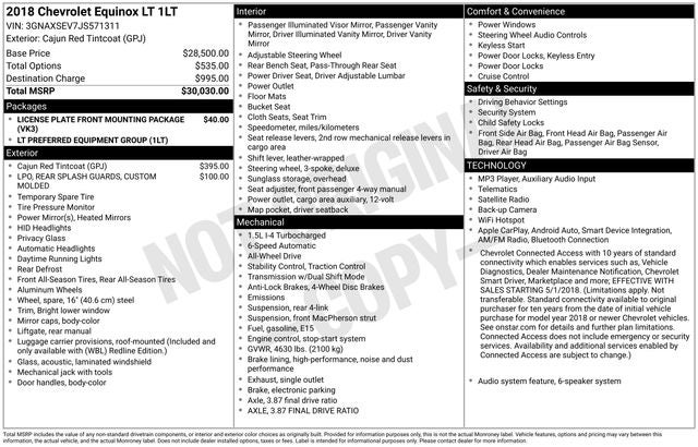 2018 Chevrolet Equinox LT
