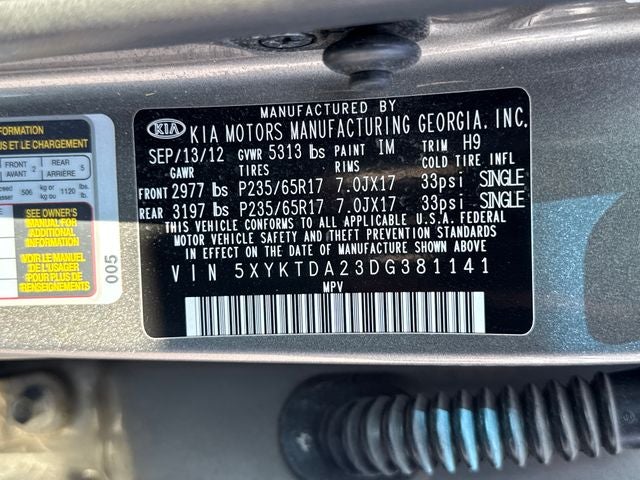 2013 Kia Sorento LX