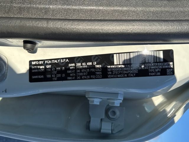 2018 FIAT 500X Trekking