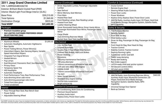 2011 Jeep Grand Cherokee Limited