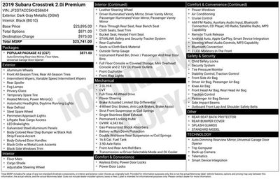 2019 Subaru Crosstrek 2.0i Premium