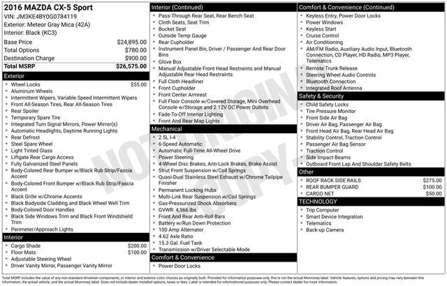 2016 Mazda Mazda CX-5 Sport