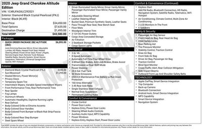 2020 Jeep Grand Cherokee Altitude