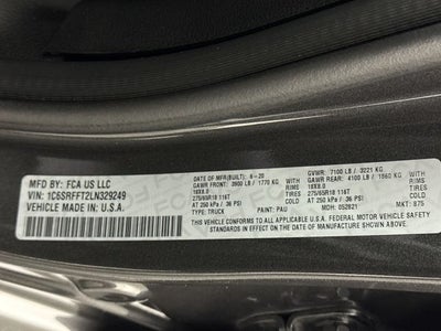 2020 RAM 1500 Big Horn/Lone Star
