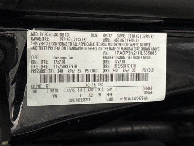 2017 Ford Focus SEL
