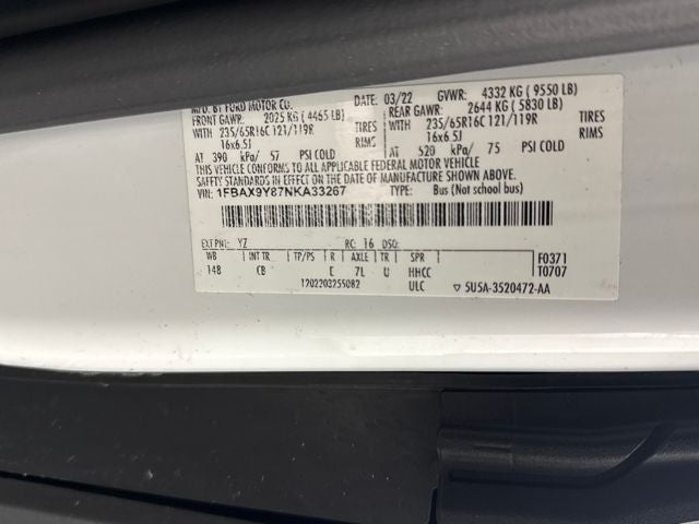 2022 Ford Transit-350 XLT