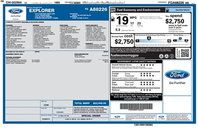 2015 Ford Explorer Base
