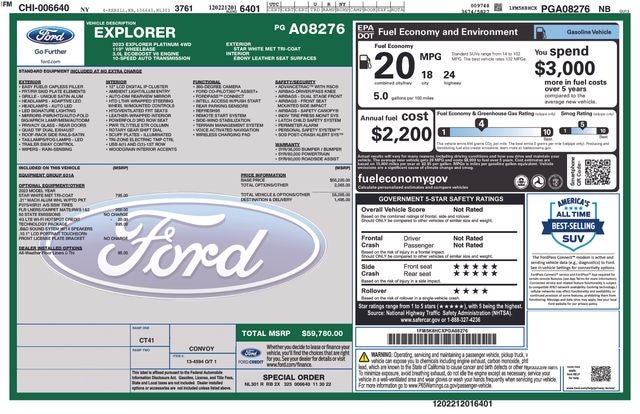 2023 Ford Explorer Platinum