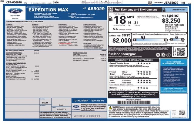 2018 Ford Expedition Max Limited