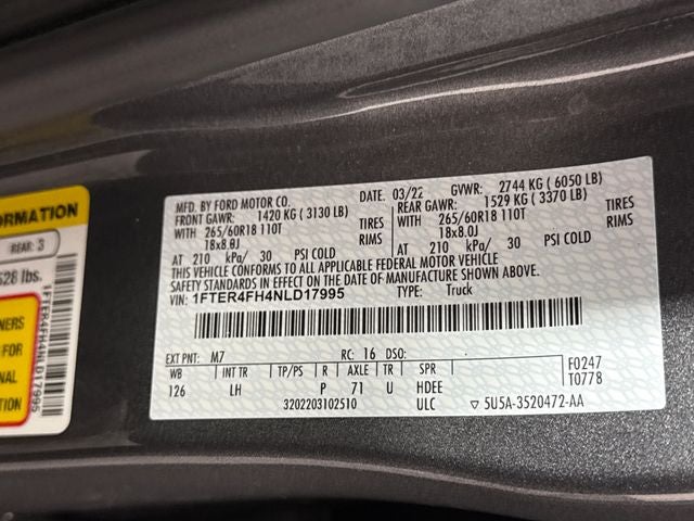2022 Ford Ranger XLT