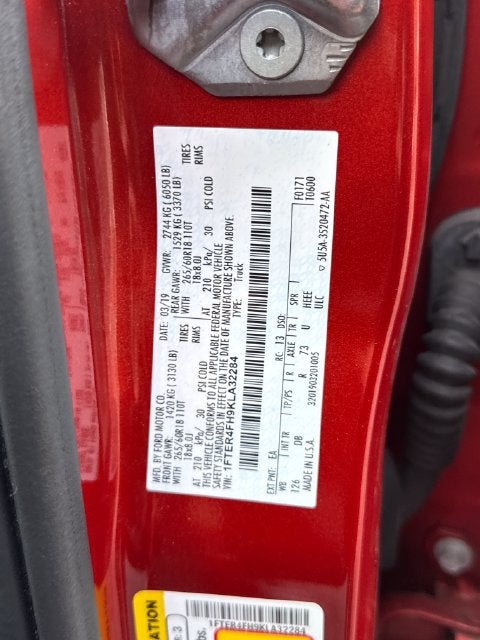 2019 Ford Ranger Lariat