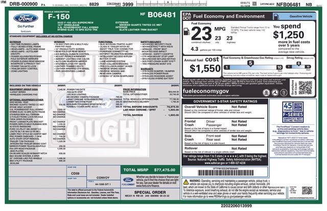 2022 Ford F-150 Lariat