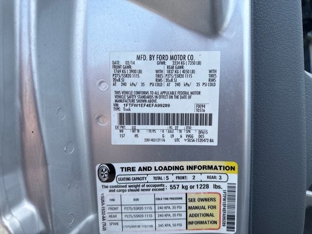 2014 Ford F-150 Lariat