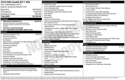 2016 GMC Acadia SLT-1