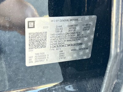2019 GMC Yukon SLT Standard Edition