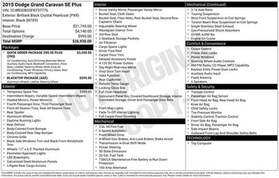 2015 Dodge Grand Caravan SE Plus