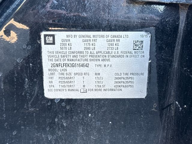 2016 Chevrolet Equinox LT