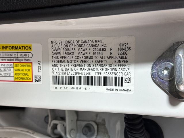 2023 Honda Civic Si