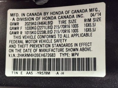 2014 Honda CR-V LX
