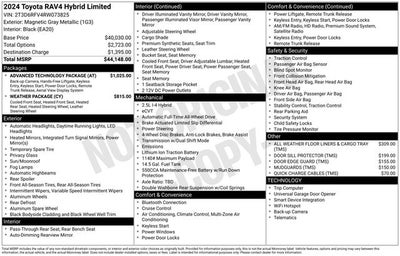 2024 Toyota RAV4 Hybrid Limited
