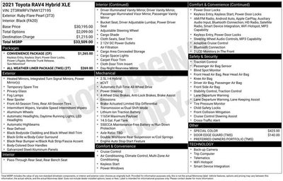 2021 Toyota RAV4 Hybrid XLE