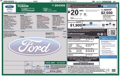 2019 Ford Fusion Sport