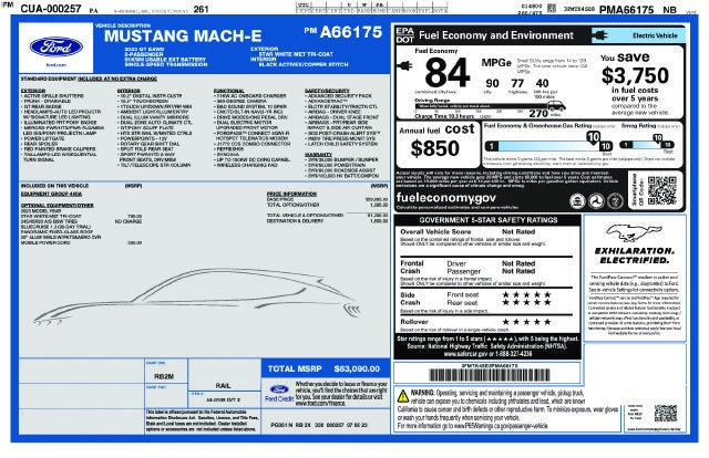 2023 Ford Mustang Mach-E GT