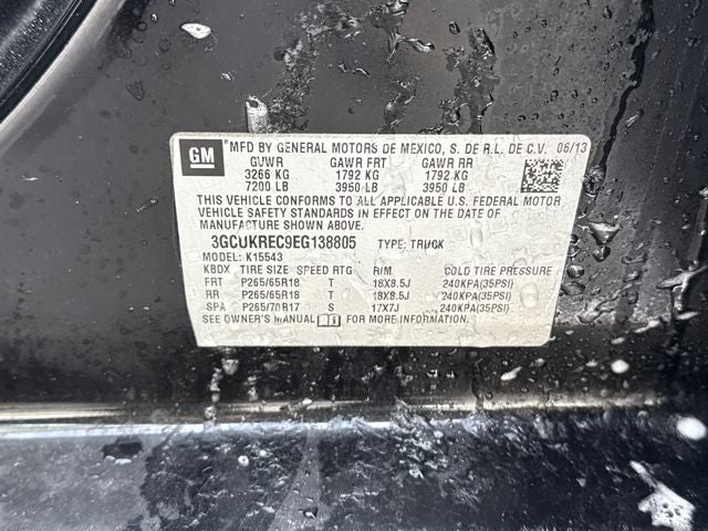 2014 Chevrolet Silverado 1500 LT LT2