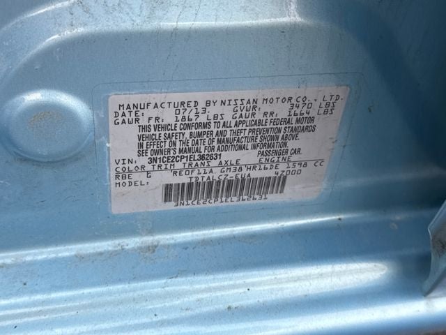 2014 Nissan Versa Note S Plus