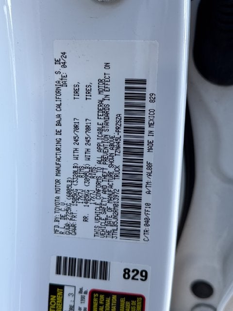 2024 Toyota Tacoma SR5