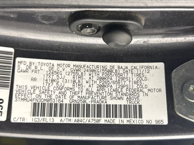 2013 Toyota Tacoma Base V6