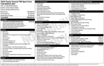 2024 Toyota Tacoma TRD Sport