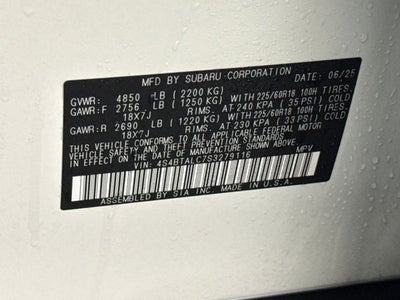 2025 Subaru Outback Onyx Edition