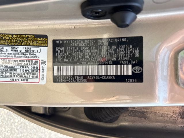 2007 Toyota Camry LE