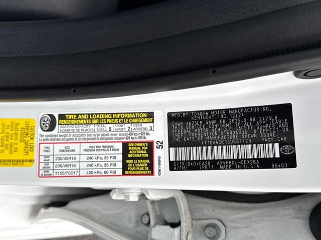 2025 Toyota Camry LE