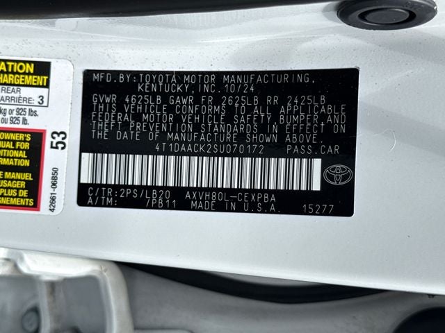 2025 Toyota Camry XSE