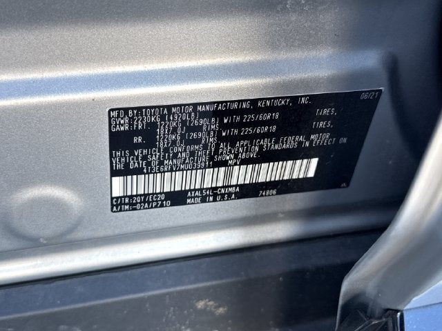 2021 Toyota RAV4 Hybrid XSE