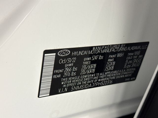 2023 Hyundai Santa Fe SE